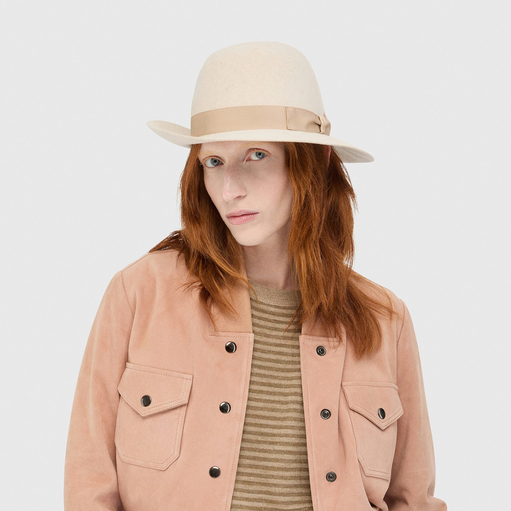 Brooklyn Alessandria Brushed Felt Hat - Man | Borsalino Official